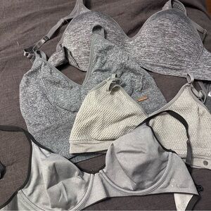 Bundle of Gray Bras